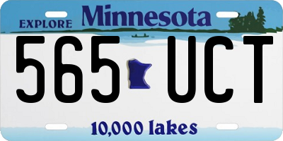 MN license plate 565UCT