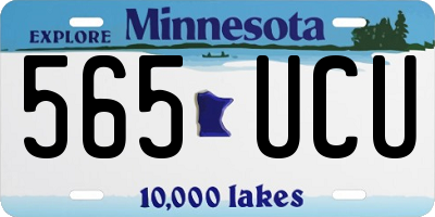 MN license plate 565UCU