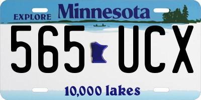 MN license plate 565UCX