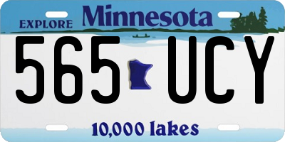 MN license plate 565UCY