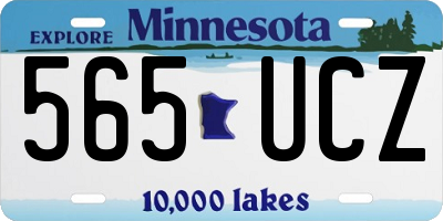 MN license plate 565UCZ