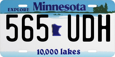 MN license plate 565UDH