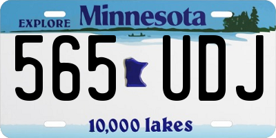 MN license plate 565UDJ