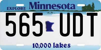 MN license plate 565UDT