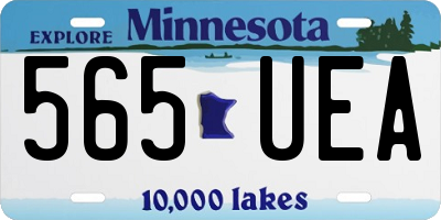 MN license plate 565UEA