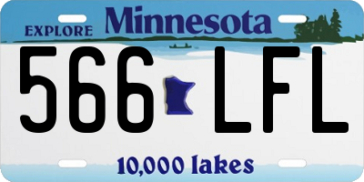 MN license plate 566LFL
