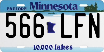 MN license plate 566LFN