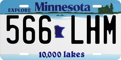 MN license plate 566LHM