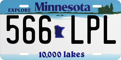 MN license plate 566LPL