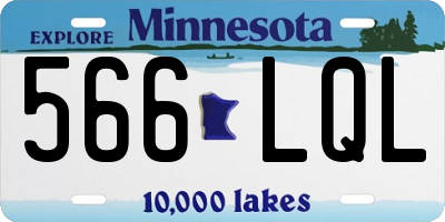 MN license plate 566LQL