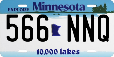 MN license plate 566NNQ