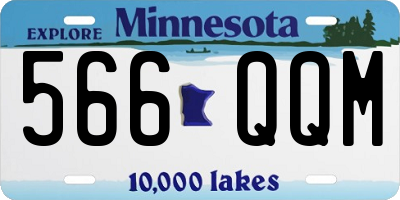 MN license plate 566QQM