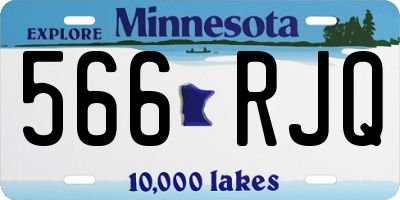 MN license plate 566RJQ