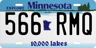 MN license plate 566RMQ