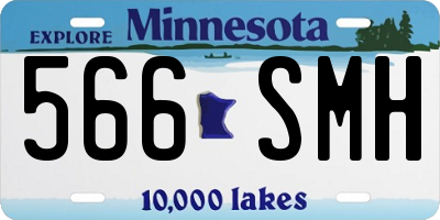 MN license plate 566SMH