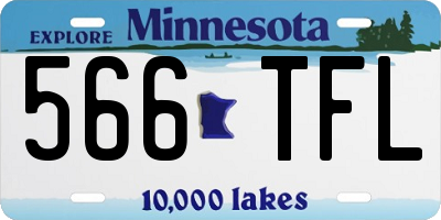 MN license plate 566TFL
