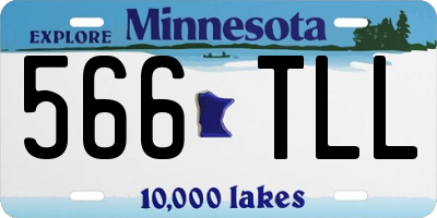 MN license plate 566TLL