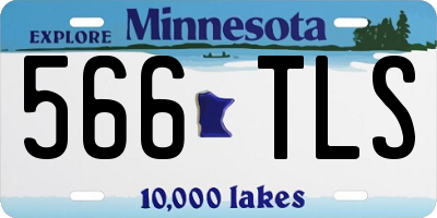 MN license plate 566TLS