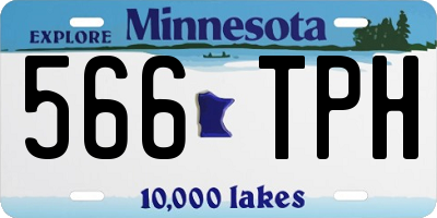 MN license plate 566TPH