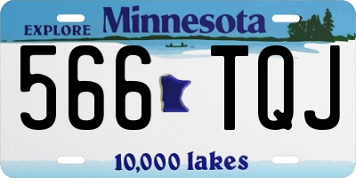 MN license plate 566TQJ