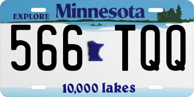 MN license plate 566TQQ
