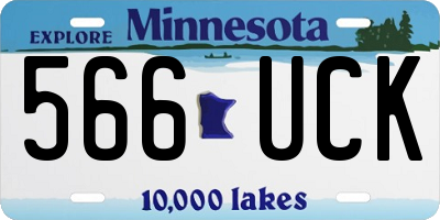 MN license plate 566UCK