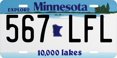 MN license plate 567LFL