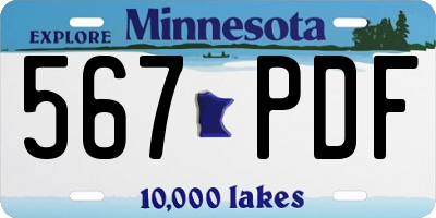 MN license plate 567PDF