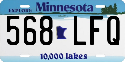 MN license plate 568LFQ