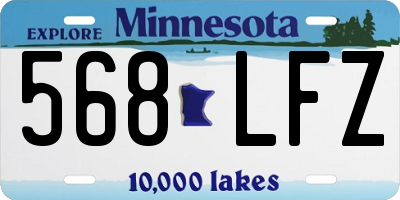 MN license plate 568LFZ