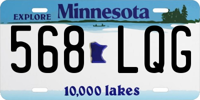 MN license plate 568LQG