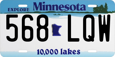 MN license plate 568LQW