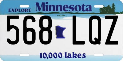 MN license plate 568LQZ
