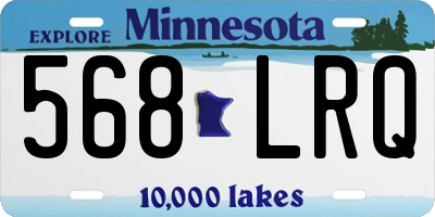 MN license plate 568LRQ