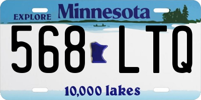 MN license plate 568LTQ