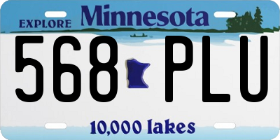 MN license plate 568PLU