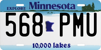 MN license plate 568PMU