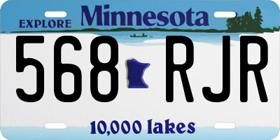MN license plate 568RJR