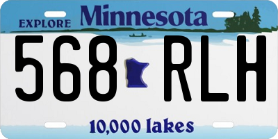 MN license plate 568RLH