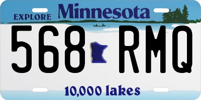 MN license plate 568RMQ