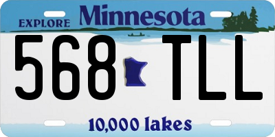 MN license plate 568TLL