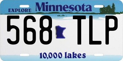 MN license plate 568TLP