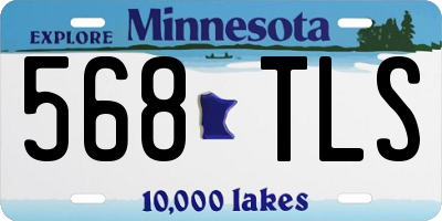 MN license plate 568TLS