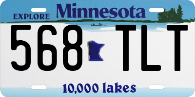 MN license plate 568TLT