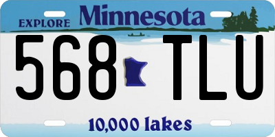 MN license plate 568TLU
