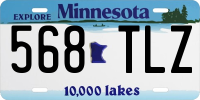 MN license plate 568TLZ