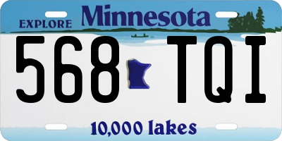 MN license plate 568TQI