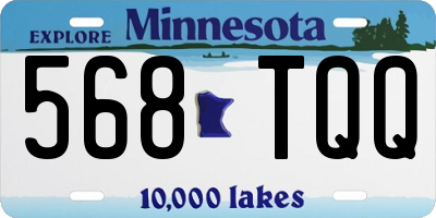 MN license plate 568TQQ