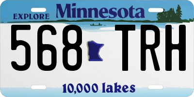 MN license plate 568TRH