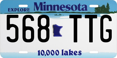 MN license plate 568TTG
